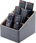 KINGFOM 3 Slot PU Leather Remote Controller Holder, Home Sundries Storage Box by KingfomLeatherHomeOfficeDecor