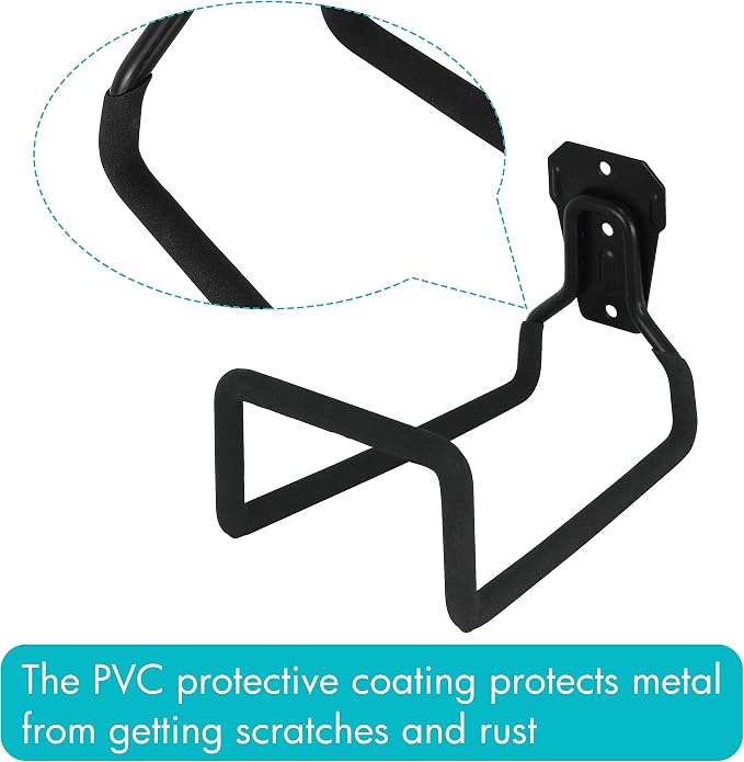 PHYEX Garden Hose Holder Wall Mount, Metal Hanger - Image 3