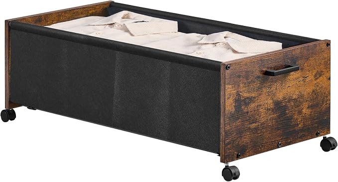 Under Bed Storage with Wheels, Under Bed Storage Containers, UnderBed Drawers by FOUCSSOMEI