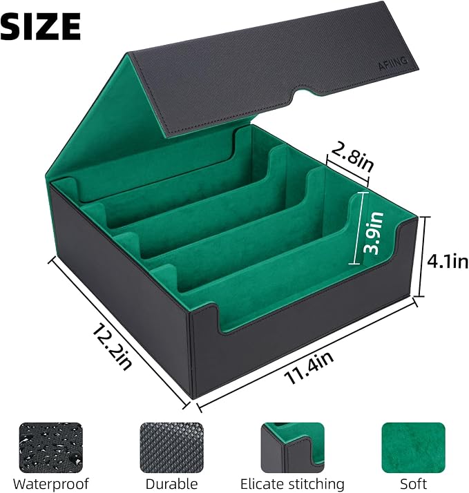 AFIING Trading Card Storage Box, MTG Deck Box - Image 5
