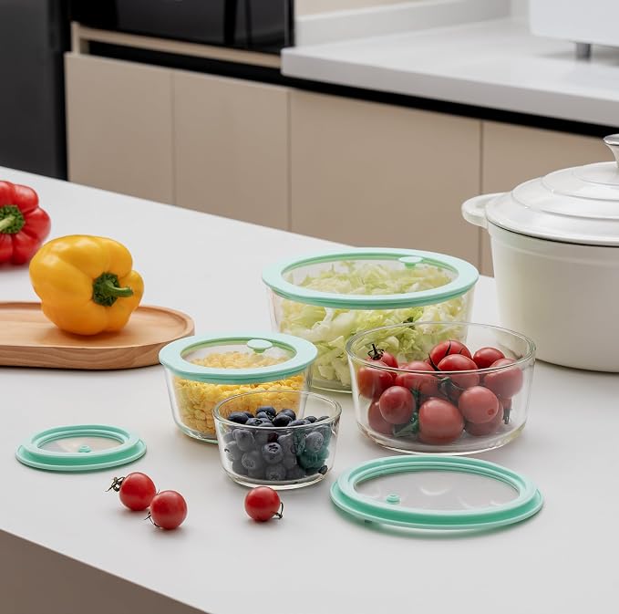 Urban Green Glass Food Container Set - Image 6