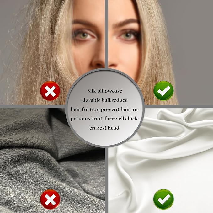 Silk Pillow Cases 2 Pack Soft Breathable and Sliky Queen Size Pillow Cases Set - Image 5