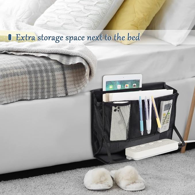 Bedside Caddy Bedside Storage Organizer Bedside Organizer - Image 3