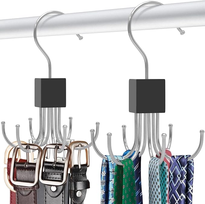 4pcs Rotatable Tank Top Hanger, Scarf Hanger by Scartink