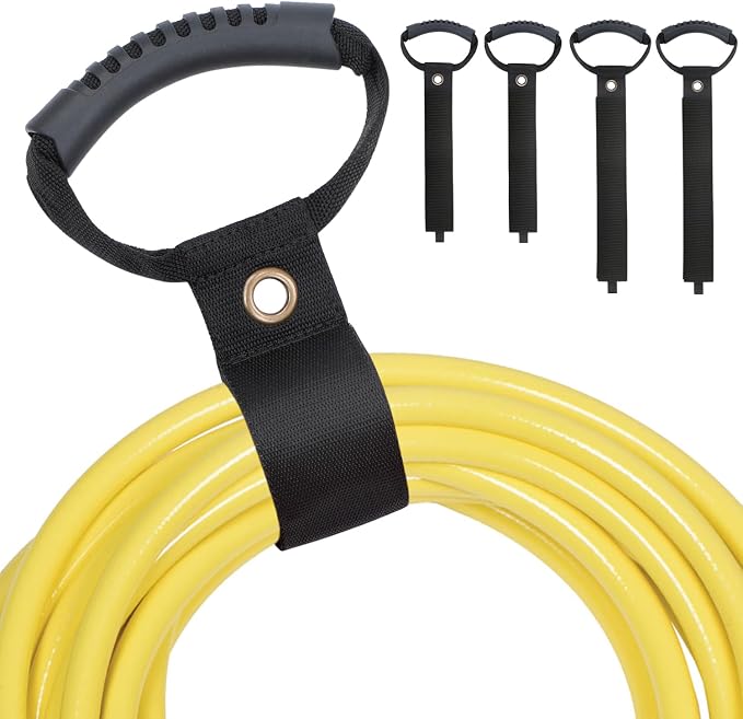 4 Pack Extension Cord Holder Organizer, 19 Inch & 24 Inch Adjustable Hook and by WISEPRO