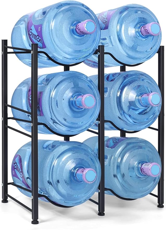 Nandae Water Cooler Jug Rack, 3-Tier Heavy Duty Water Bottle Holder Storage - Image 9