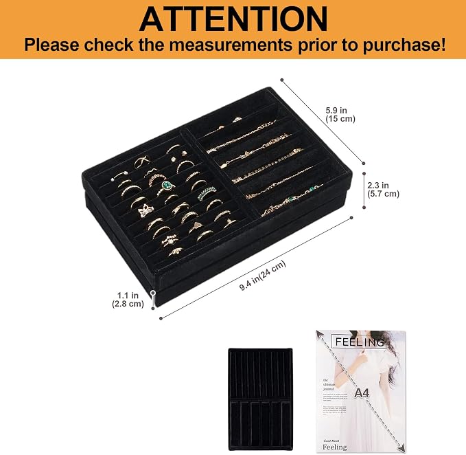 ProCase Stackable Jewelry Organizer Trays - Image 2