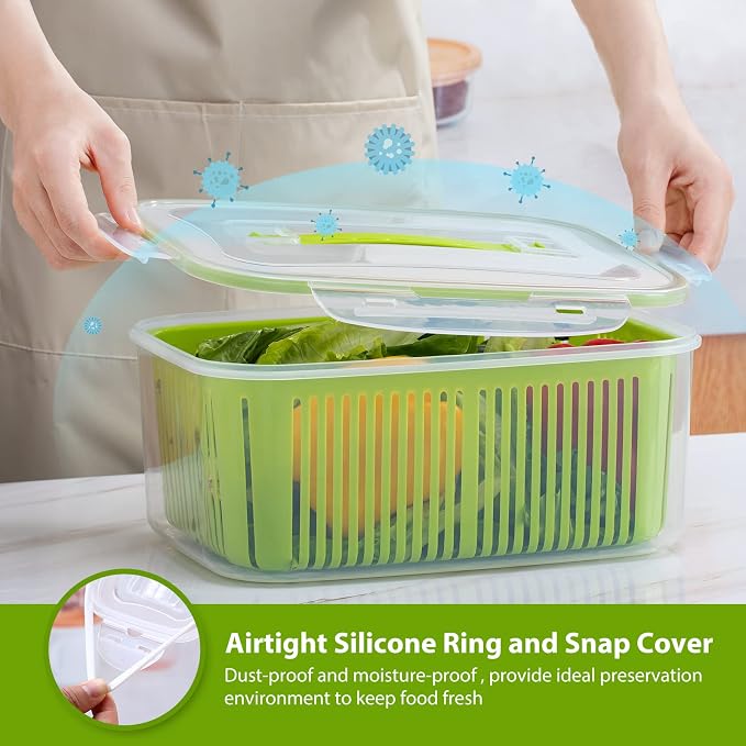 LUXEAR Fruit Vegetable Produce Storage Saver Containers - Image 5