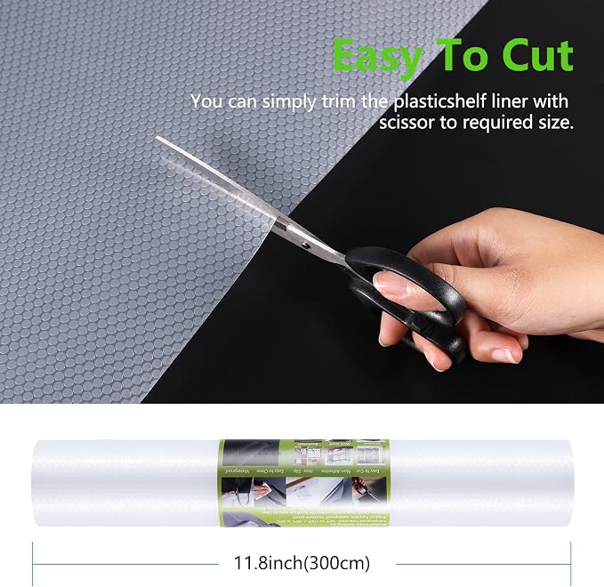 Shelf Liners for Kitchen Cabinet Refrigerator Liners Waterproof Kitchen - Image 3