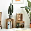 Wooden Crates Set of 3 by EMAXHOME