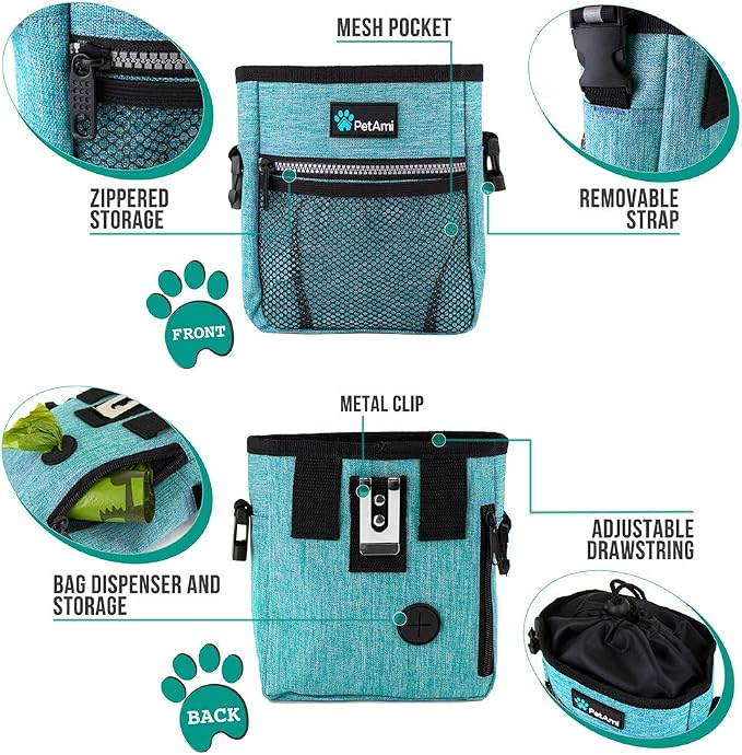 PetAmi Dog Treat Pouch | Dog Training Pouch Bag - Image 3