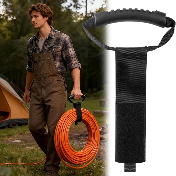 Extension Cord Holder, Heavy Duty Cable Strap - Image 4