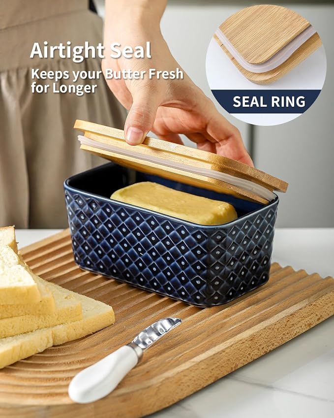 Hasense Ceramic Butter Dish - Image 3