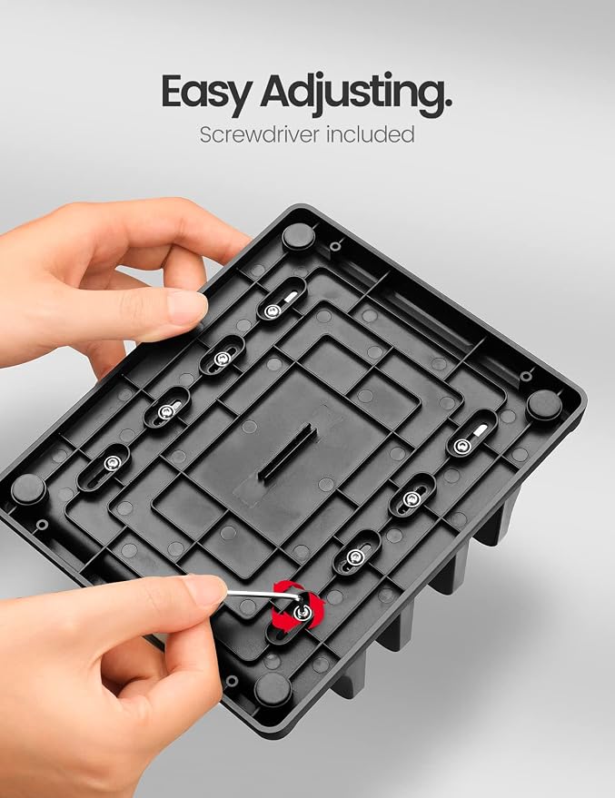3-Slot Vertical Laptop Stand Holder, Adjustable ABS Plastic Desktop Notebook - Image 7