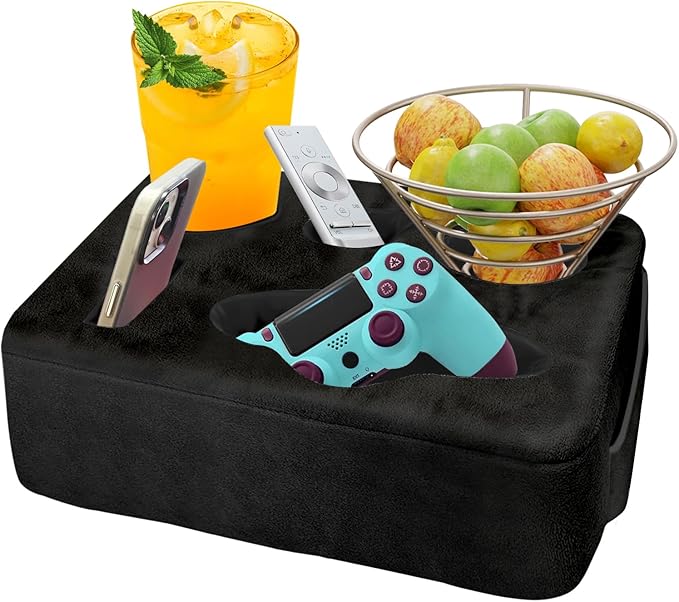 Couch Bed Cup Holder Pillow, Nisdoing 5 Hole Couch Drink Holder! Keep Drinks by NISDOING