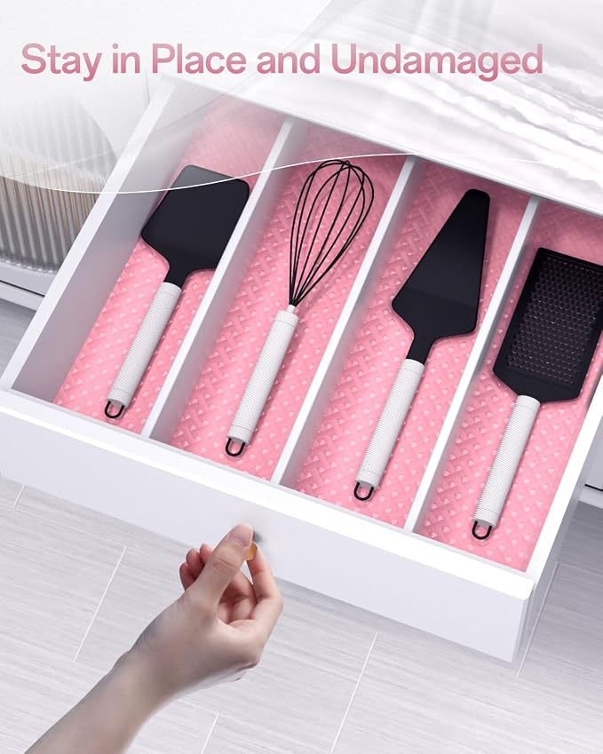 Shelf and Drawer Liner for Kitchen Cabinet, Non-Adhesive 18in x 360in - Image 8
