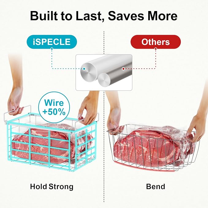 iSPECLE Deep Freezer Organizer Bins - Image 4