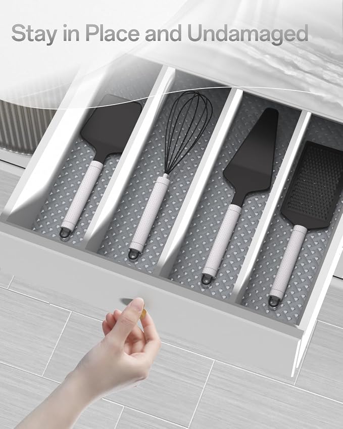 Shelf and Drawer Liner for Kitchen Cabinet, Non-Adhesive 18in x 120in - Image 8