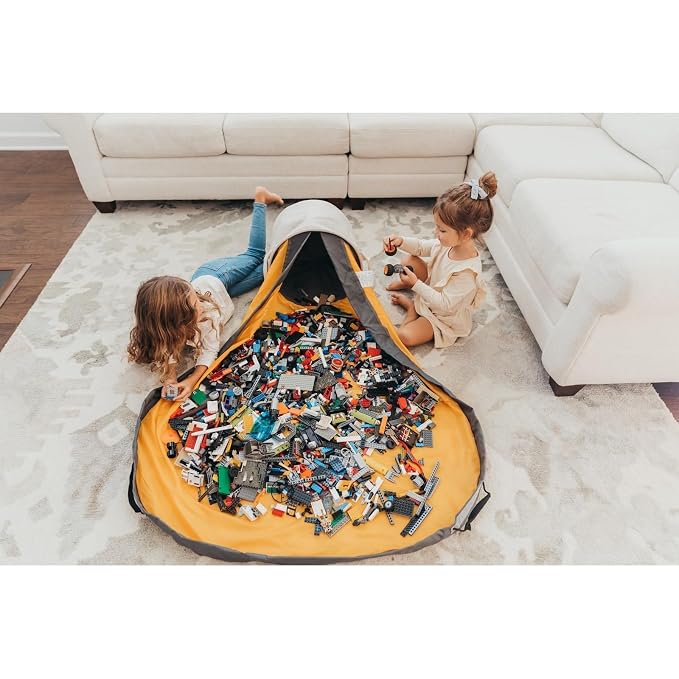 Creative QT SlideAway Toy Storage Organizer & Extra Large 52" Play Mat - Image 9