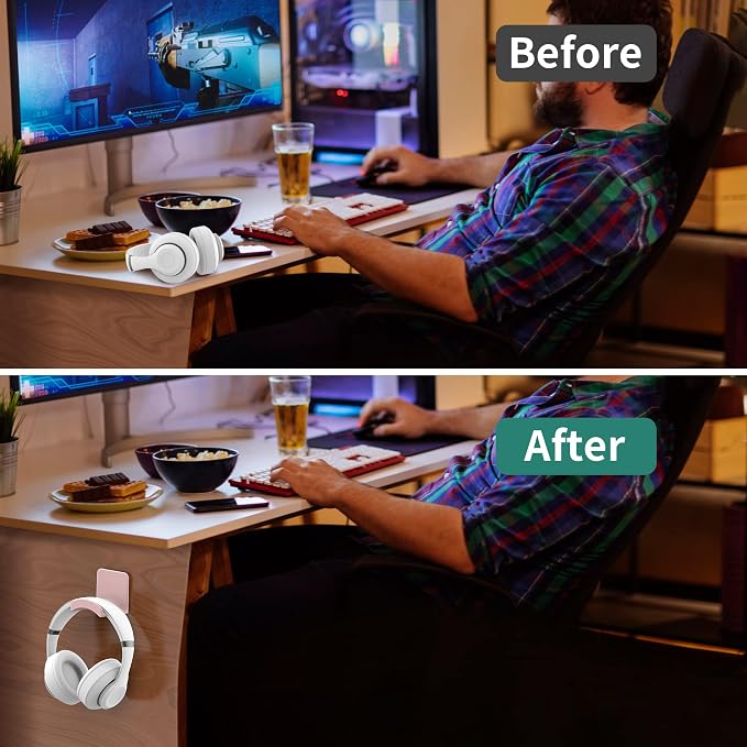 HomeMount Headphone Stand Headset Holder - Image 5