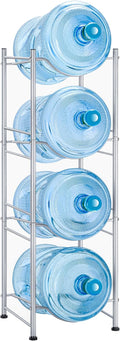 MOOACE 4-Tier Water Jug Rack, 5 Gallon Detachable Water Bottle Holder Organizer by MOOACE