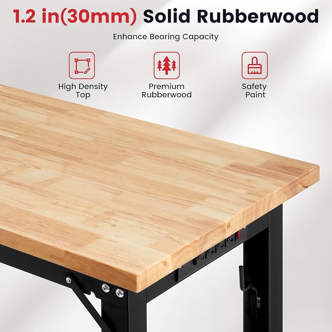 Workbench for Garage 48 Inch Work Bench - Image 2