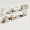 72 Inch Floating Shelves 2 Pack, 8 Inch Deep Floating Shelf Wall Mounted by FunMemories