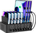 150W/35A Charging Station for Multiple Devices, 16 Port USB C Fast Charging by Yoodarmx