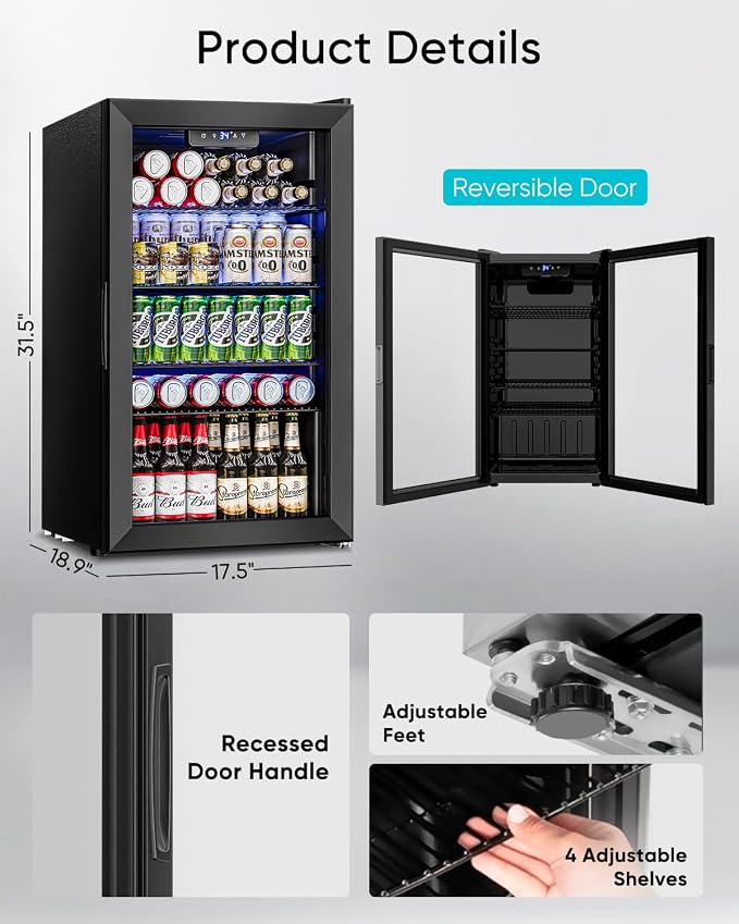 Beverage Refrigerator and Cooler - Image 7