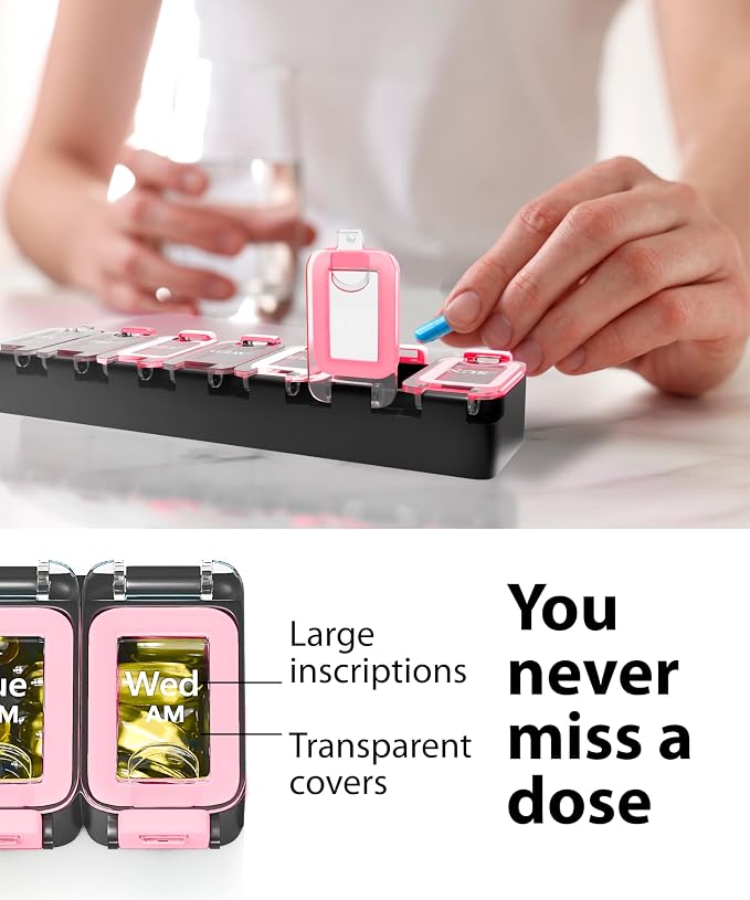 Weekly Pill Organizer 1 time a Day – Pill Box 7 Day - Image 8