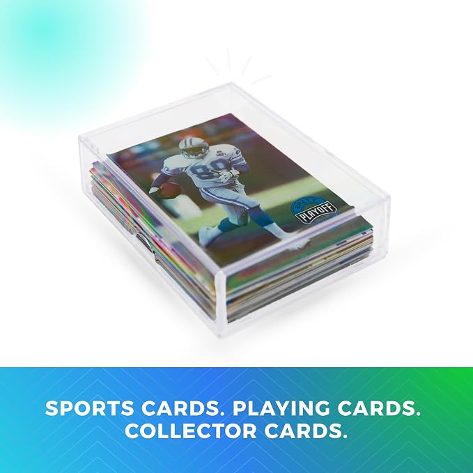 10 Pack Clear Acrylic Card Storage Boxes - Image 9