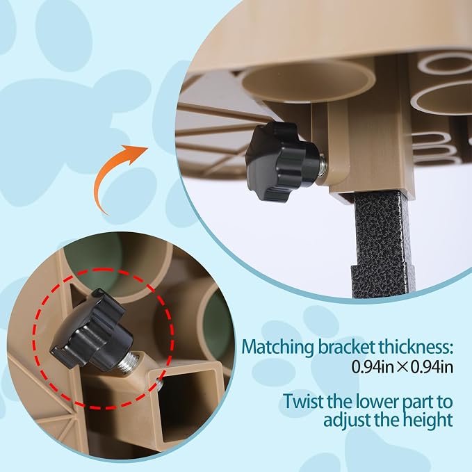 Adjustable Pet Grooming Storage Rack - Image 6