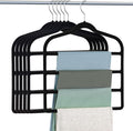 Velvet Hangers Space Saving Non Slip Pant Velvet Hangers, DUDUCOFU 6 Pack Black by DUDUCOFU