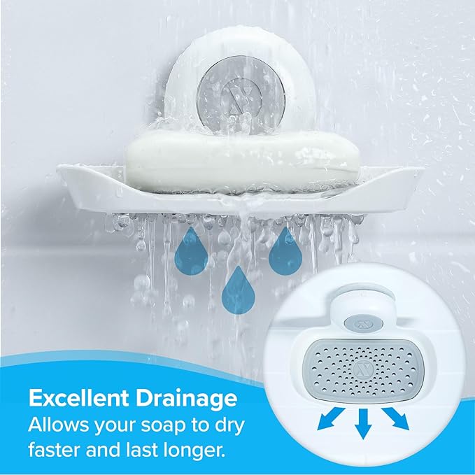 SlipX Solutions Strong Hold Soap Saver, Suction Cup Soap Holder - Image 4