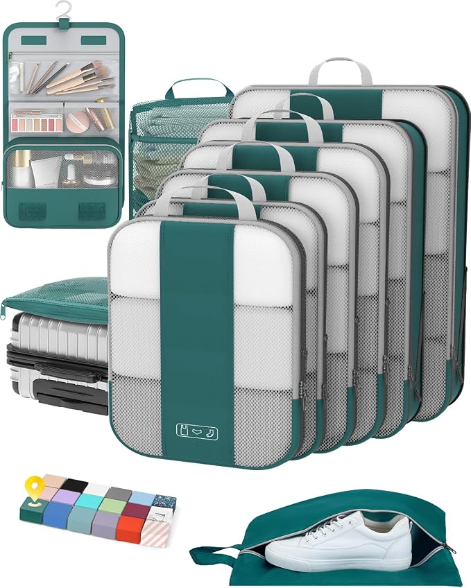 10 Set Compression Packing Cubes by OlarHike