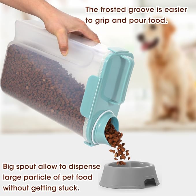 TBMax Dog Food Storage Containers 2 Pack 8 to10 Lbs, Airtight Pet Food - Image 3
