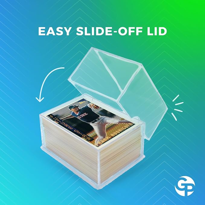 20 Pack Clear Acrylic Card Storage Boxes - Image 8