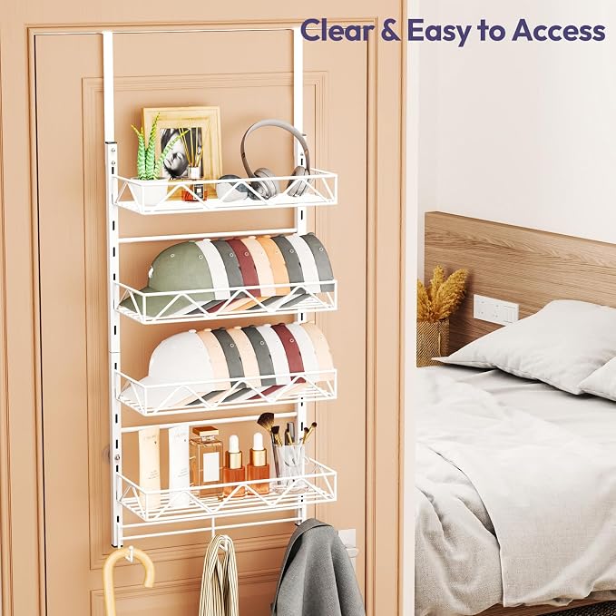 SWTYMIKI Over Door Hat Organizer - Image 7