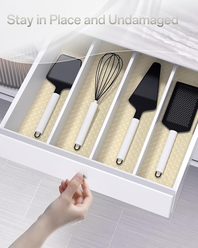 Shelf and Drawer Liner for Kitchen Cabinet, Non-Adhesive 12in x 360in - Image 8