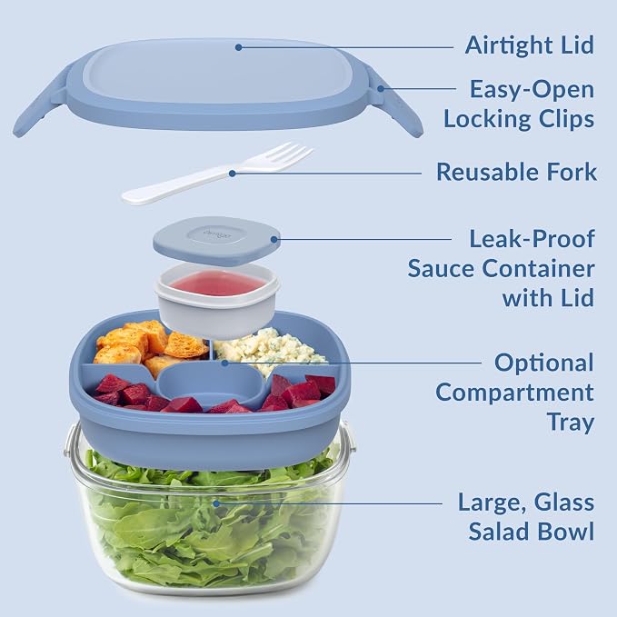 Bentgo Glass All-in-One Salad Container - Image 5