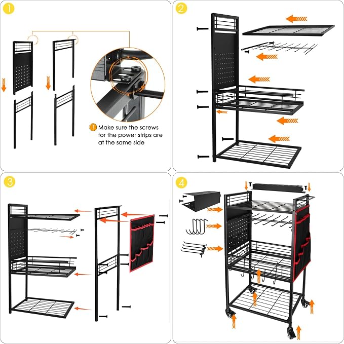 Garage Power Tool Organizer Cart - Image 4