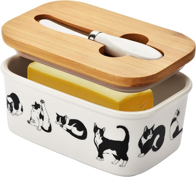 Pretty Sunflower Large Butter Dish - Image 6