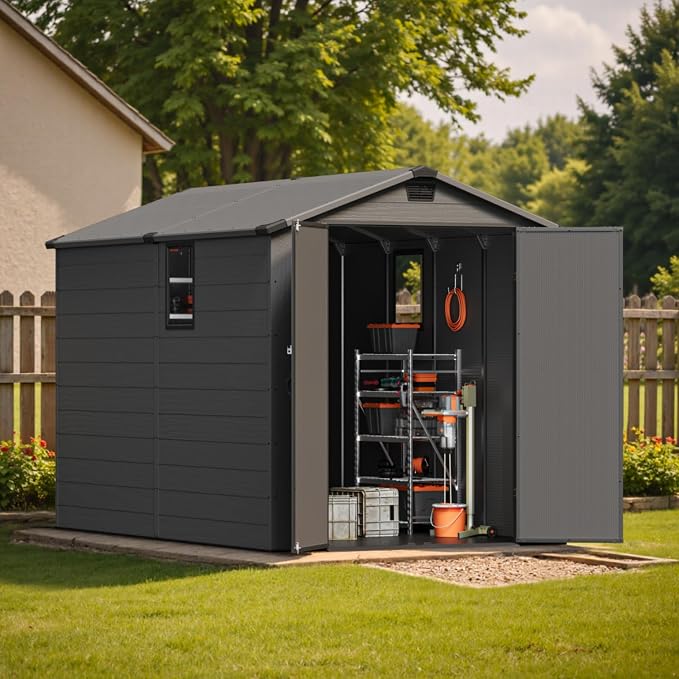 Patiowell 6x10FT Outdoor Storage Shed - Image 2