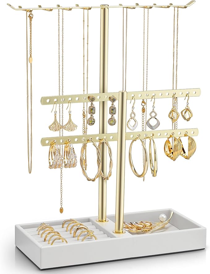 Vlando 2 Tier Jewelry Stand Organizer by VLANDO