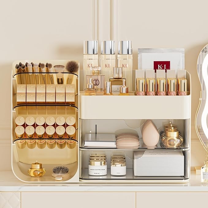 Makeup Organizer with Drawers, Large Capacity Countertop Organizer - Image 6