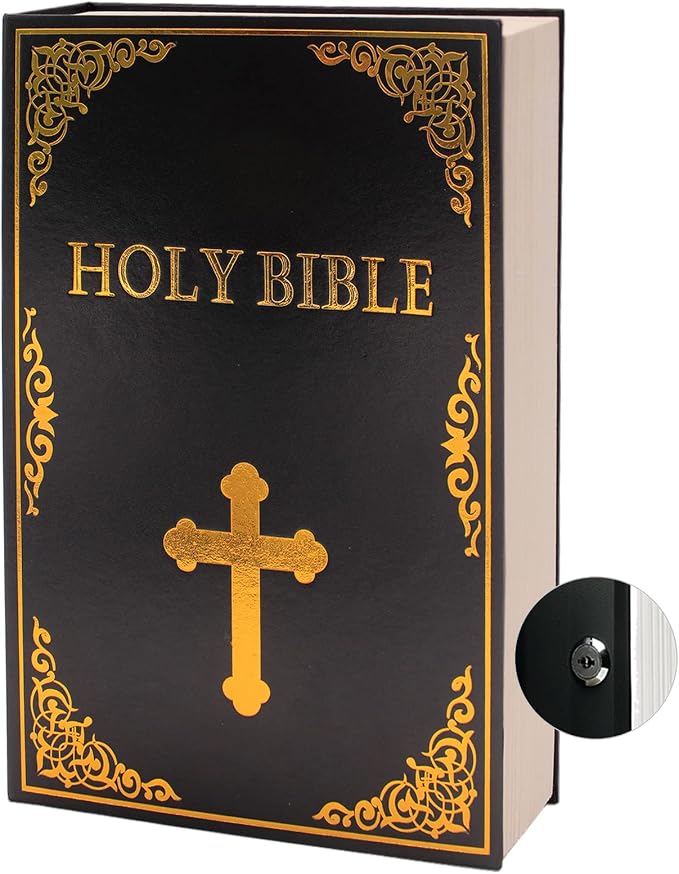 Leather Book Safe Real Paper Secret by PACOLO