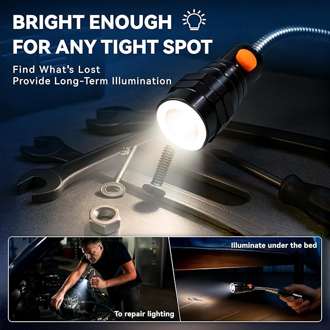 VIBELITE Extendable Magnetic Flashlight - Image 5