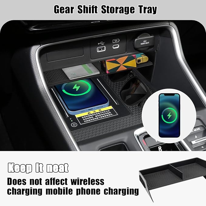 4PCS Center Console Organizer Compatible - Image 5