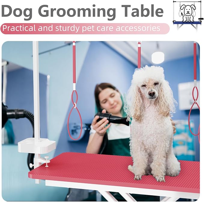VFK 47" Adjustable Dog Grooming Table - Image 7