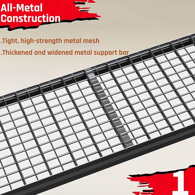 65" Wide Heavy Duty Garage Shelving Units, 6-Tier Deep Storage Shelves - Image 6